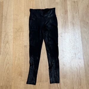 Black High-Waisted Spanx Leggings